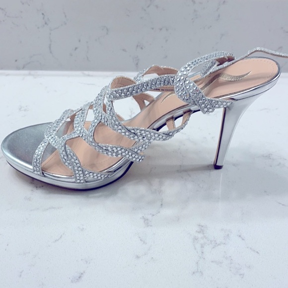 Silver Dress Heels - Picture 5 of 12